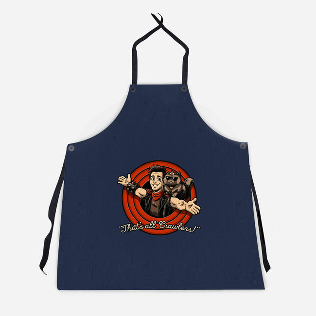 Dungeon Book Vintage Toon-Unisex-Kitchen-Apron-Studio Mootant