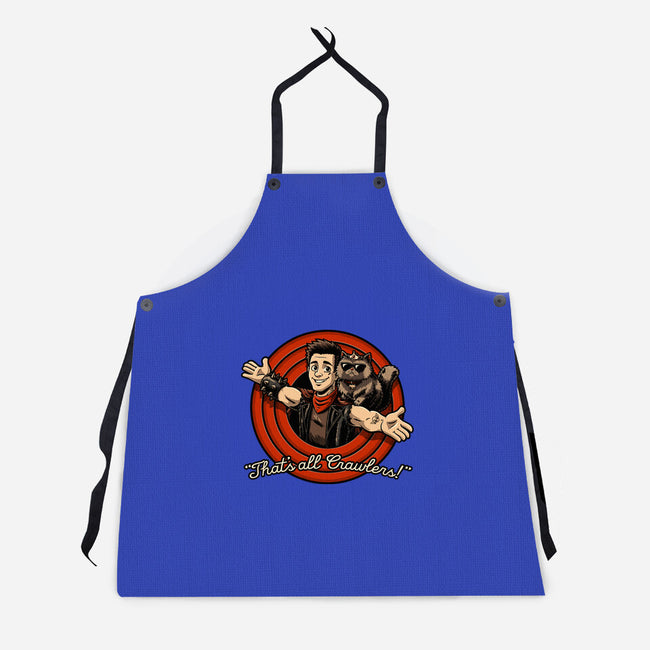 Dungeon Book Vintage Toon-Unisex-Kitchen-Apron-Studio Mootant