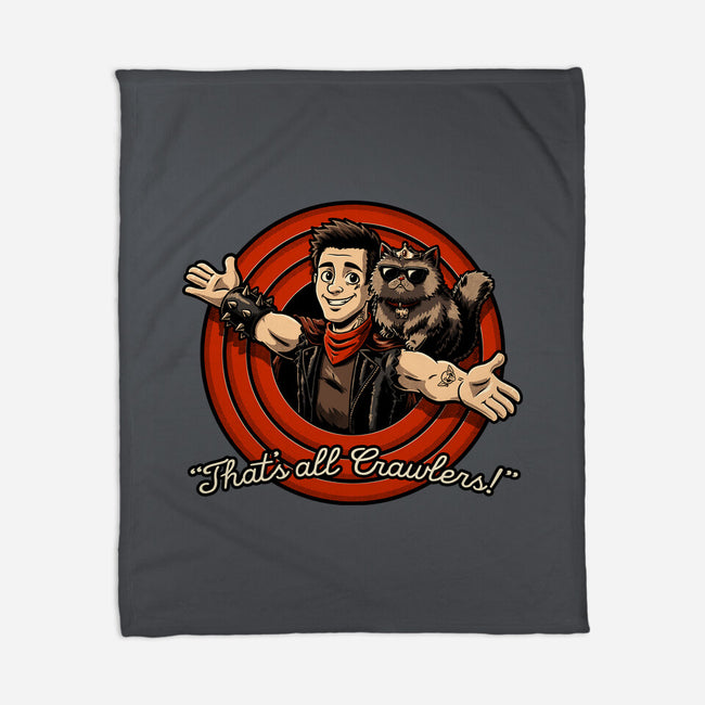 Dungeon Book Vintage Toon-None-Fleece-Blanket-Studio Mootant
