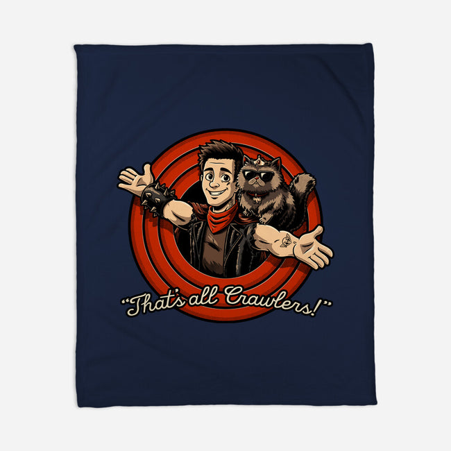 Dungeon Book Vintage Toon-None-Fleece-Blanket-Studio Mootant