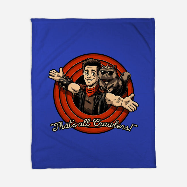 Dungeon Book Vintage Toon-None-Fleece-Blanket-Studio Mootant