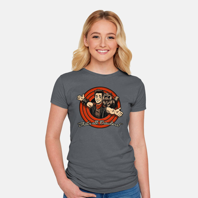 Dungeon Book Vintage Toon-Womens-Fitted-Tee-Studio Mootant