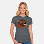 Dungeon Book Vintage Toon-Womens-Fitted-Tee-Studio Mootant