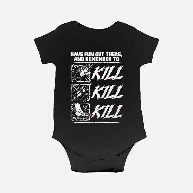 Dungeon Book Kill Quote-Baby-Basic-Onesie-Studio Mootant