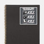 Dungeon Book Kill Quote-None-Glossy-Sticker-Studio Mootant