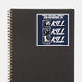 Dungeon Book Kill Quote-None-Glossy-Sticker-Studio Mootant