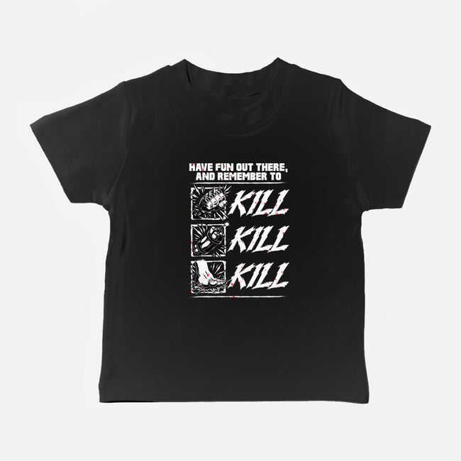 Dungeon Book Kill Quote-Baby-Basic-Tee-Studio Mootant