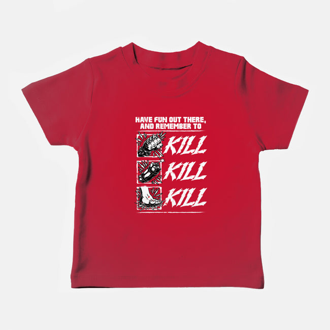 Dungeon Book Kill Quote-Baby-Basic-Tee-Studio Mootant