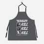 Dungeon Book Kill Quote-Unisex-Kitchen-Apron-Studio Mootant
