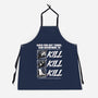Dungeon Book Kill Quote-Unisex-Kitchen-Apron-Studio Mootant