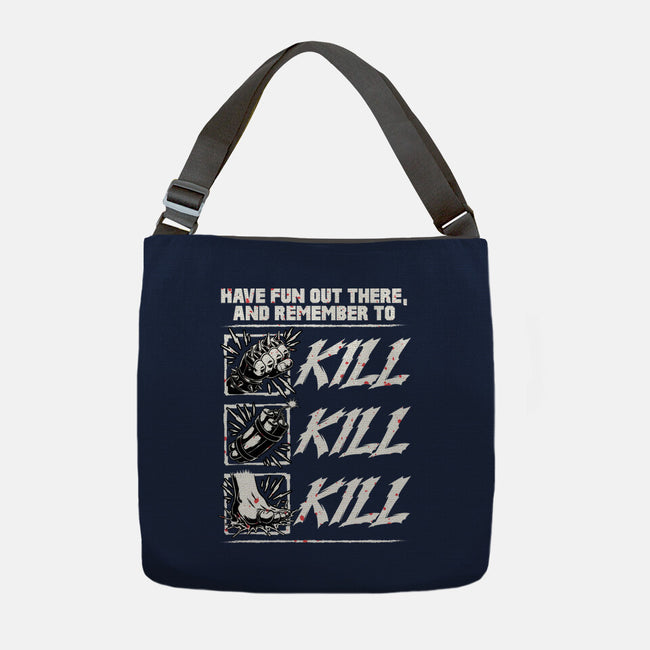 Dungeon Book Kill Quote-None-Adjustable Tote-Bag-Studio Mootant
