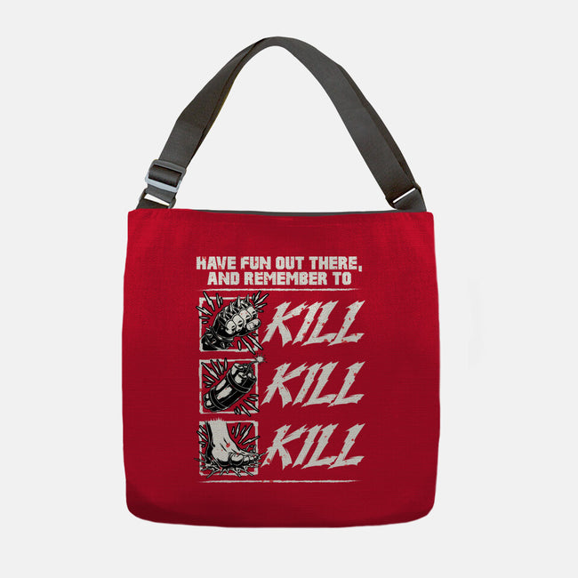 Dungeon Book Kill Quote-None-Adjustable Tote-Bag-Studio Mootant