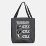 Dungeon Book Kill Quote-None-Basic Tote-Bag-Studio Mootant