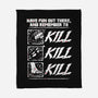 Dungeon Book Kill Quote-None-Fleece-Blanket-Studio Mootant