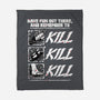 Dungeon Book Kill Quote-None-Fleece-Blanket-Studio Mootant