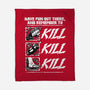Dungeon Book Kill Quote-None-Fleece-Blanket-Studio Mootant