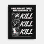 Dungeon Book Kill Quote-None-Stretched-Canvas-Studio Mootant