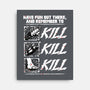 Dungeon Book Kill Quote-None-Stretched-Canvas-Studio Mootant