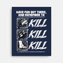 Dungeon Book Kill Quote-None-Stretched-Canvas-Studio Mootant