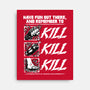 Dungeon Book Kill Quote-None-Stretched-Canvas-Studio Mootant