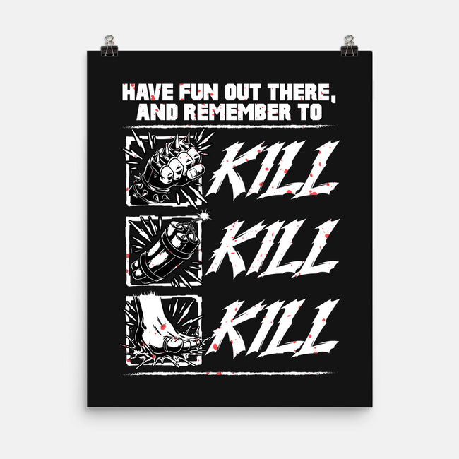 Dungeon Book Kill Quote-None-Matte-Poster-Studio Mootant