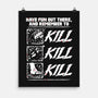 Dungeon Book Kill Quote-None-Matte-Poster-Studio Mootant