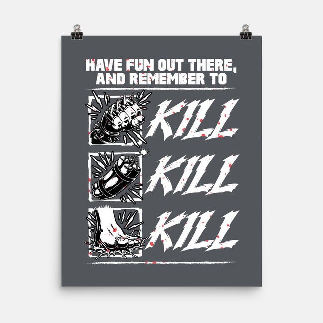 Dungeon Book Kill Quote-None-Matte-Poster-Studio Mootant