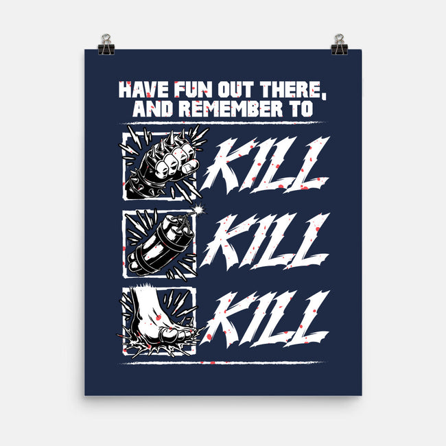 Dungeon Book Kill Quote-None-Matte-Poster-Studio Mootant