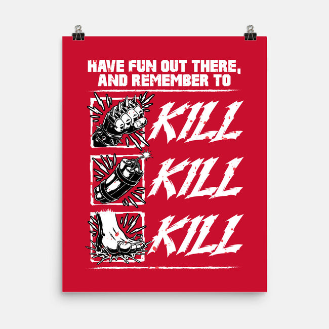 Dungeon Book Kill Quote-None-Matte-Poster-Studio Mootant