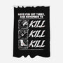 Dungeon Book Kill Quote-None-Polyester-Shower Curtain-Studio Mootant