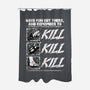 Dungeon Book Kill Quote-None-Polyester-Shower Curtain-Studio Mootant
