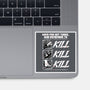 Dungeon Book Kill Quote-None-Glossy-Sticker-Studio Mootant