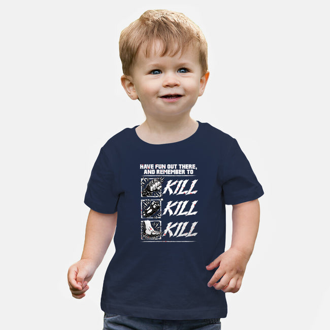 Dungeon Book Kill Quote-Baby-Basic-Tee-Studio Mootant