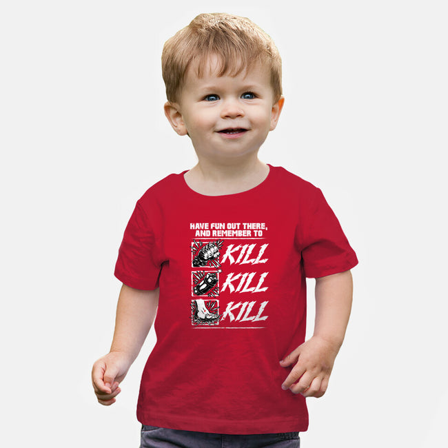 Dungeon Book Kill Quote-Baby-Basic-Tee-Studio Mootant