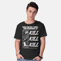 Dungeon Book Kill Quote-Mens-Basic-Tee-Studio Mootant
