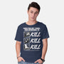 Dungeon Book Kill Quote-Mens-Basic-Tee-Studio Mootant