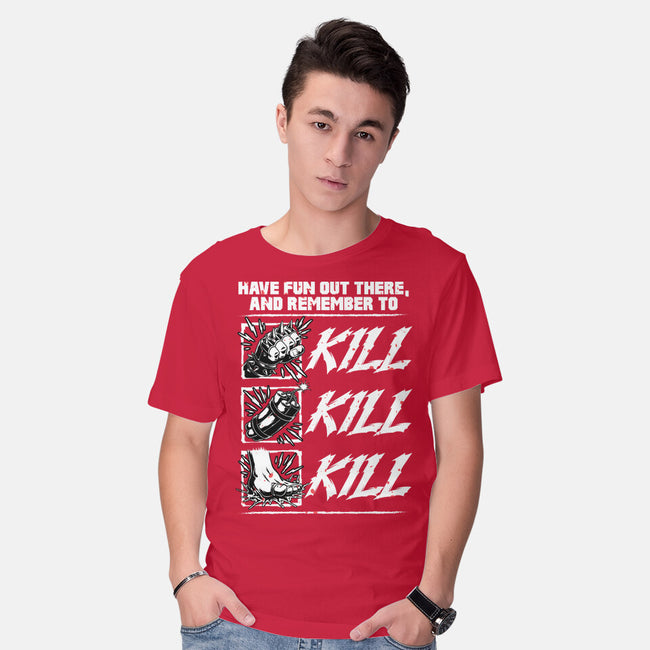 Dungeon Book Kill Quote-Mens-Basic-Tee-Studio Mootant