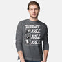 Dungeon Book Kill Quote-Mens-Long Sleeved-Tee-Studio Mootant