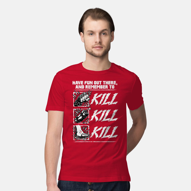 Dungeon Book Kill Quote-Mens-Premium-Tee-Studio Mootant