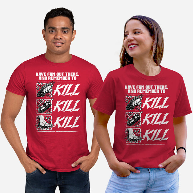 Dungeon Book Kill Quote-Unisex-Basic-Tee-Studio Mootant