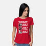 Dungeon Book Kill Quote-Womens-Basic-Tee-Studio Mootant