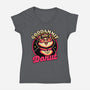 Dungeon Cat Princess Quote-Womens-V-Neck-Tee-Studio Mootant