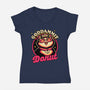Dungeon Cat Princess Quote-Womens-V-Neck-Tee-Studio Mootant