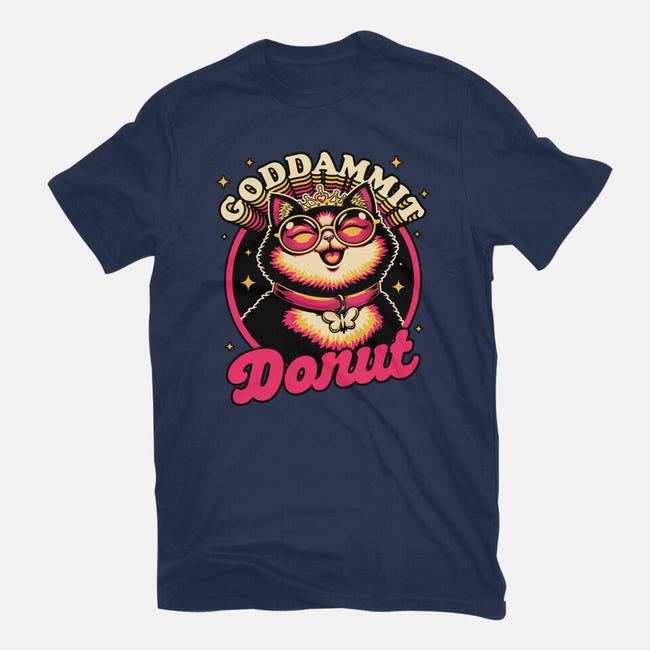 Dungeon Cat Princess Quote-Womens-Basic-Tee-Studio Mootant