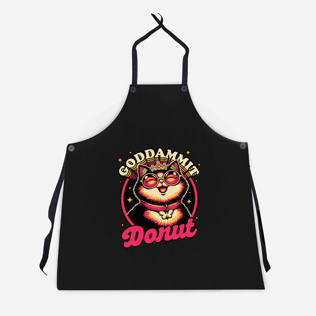 Dungeon Cat Princess Quote-Unisex-Kitchen-Apron-Studio Mootant