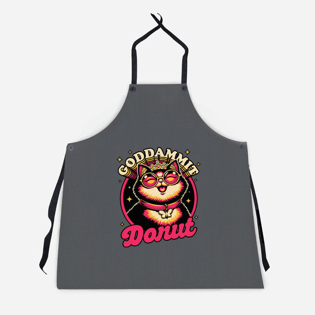 Dungeon Cat Princess Quote-Unisex-Kitchen-Apron-Studio Mootant