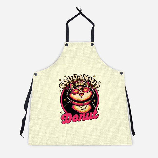 Dungeon Cat Princess Quote-Unisex-Kitchen-Apron-Studio Mootant