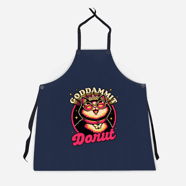 Dungeon Cat Princess Quote-Unisex-Kitchen-Apron-Studio Mootant