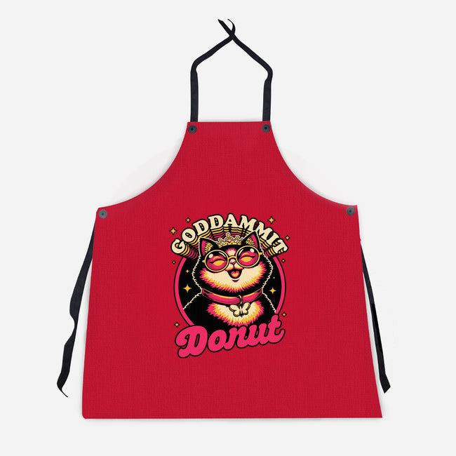 Dungeon Cat Princess Quote-Unisex-Kitchen-Apron-Studio Mootant