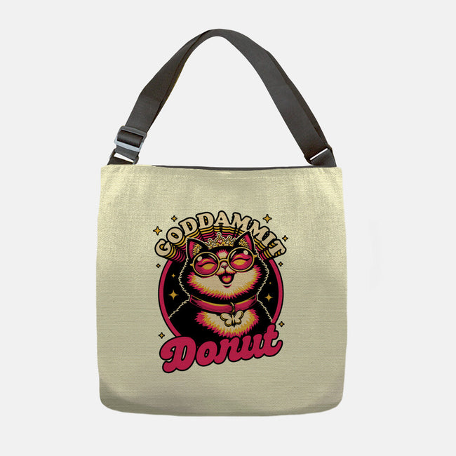 Dungeon Cat Princess Quote-None-Adjustable Tote-Bag-Studio Mootant